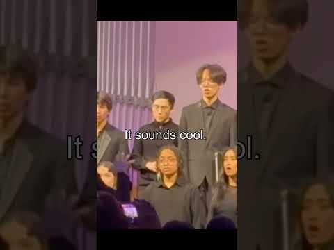 When you are a bass cannon #shorts #choir #acapella #music