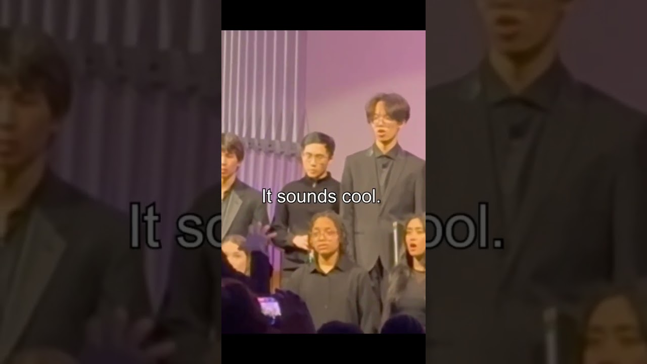 When you are a bass cannon #shorts #choir #acapella #music