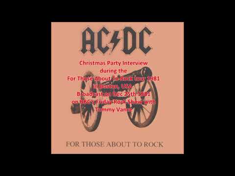 AC/DC Christmas Party 1981 BBC Friday Rock Show Tommy Vance