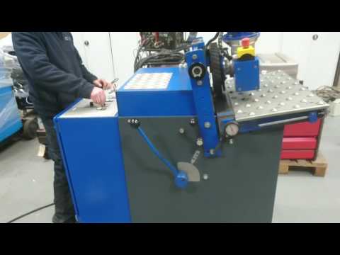 Alme Gerima Chamfering and Bevelling Machine - Under Test