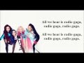 Little mix - Telephone/radio gaga Lyrics 