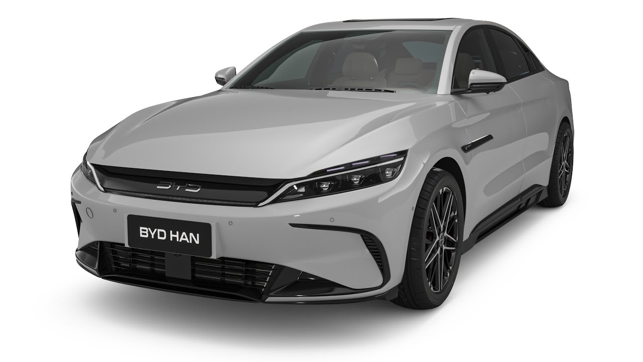 2025 BYD Han EV With Interior 3D Model