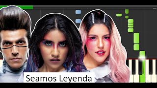 Los Polinesios - Seamos Leyenda PIANO TUTORIAL MIDI