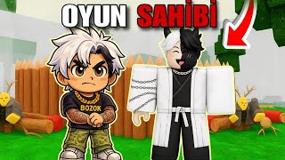 Oyunun SAHİBİ İLE TANIŞTIM 😱 HİLECİ Arkadaşım BANLANMAKTAN KORKTU 🤣 ROBLOX 99 NI