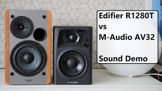 Video thumbnail for Edifier R1280T vs M-Audio AV32  ||  Sound Demo by DSAUDIO.review