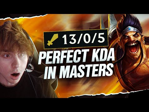 PERFECT KDA IN MASTERS? INSANE CARRY! | Chad Draven