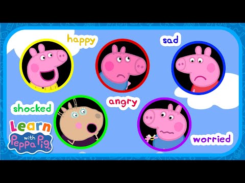 Learn About Feelings With Peppa Pig 👻 Educational Videos for Kids 📚 Learn With Peppa Pig
