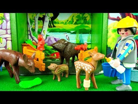 World of Animals Playmobil Woodland Forest Wild Animals Building Toy Set Build Review