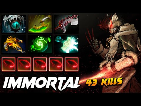 Bloodseeker True Hunter 43 KILLS - Dota 2 Pro Gameplay [Watch & Learn]
