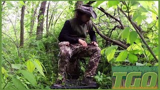 TGO l Primitive Low Hanging Treestand Setups & Tactics for Whitetail Hunting