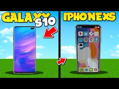 CASA IPHONE XS vs GALAXY S10 (samsung) - Minecraft ITA