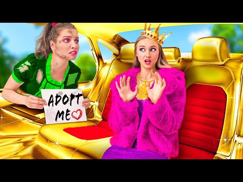 Riased by BILLIONAIRE Family - From ORDINARY To VIP | Funny Story by La La Life Emoji