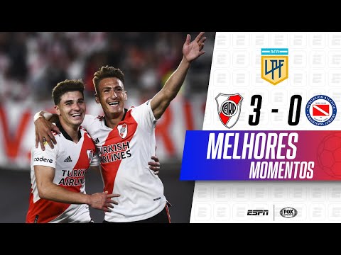 JULIÁN ÁLVAREZ BRILHA, E RIVER DE GALLARDO SEGUE EMBALADO | River Plate 3 x 0 Argentinos Juniors