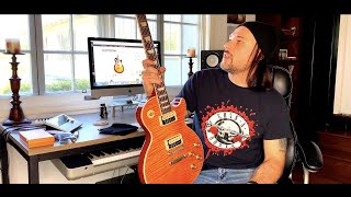 Video thumbnail for 2020 Gibson Les Paul Slash Collection Review AFD Appetite Amber by THE VATICANTS