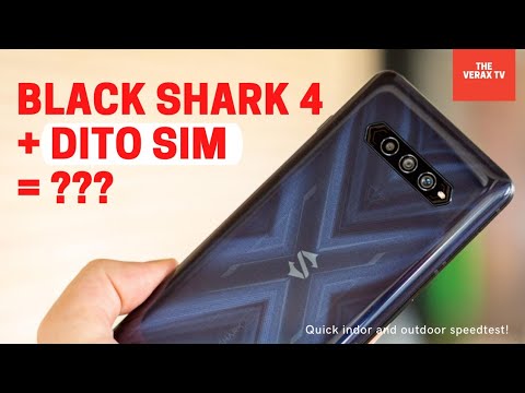 Black Shark 4 with DITO Sim | Quick indoor & outdoor speedtest