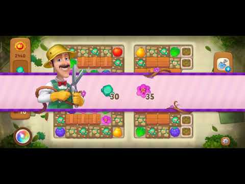 Gardenscapes level 2460夢幻花園過關2460