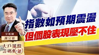 指數如預期震盪 但個股表現壓不住｜大戶羅盤籌碼動能 ｜謝宗霖 (圖)