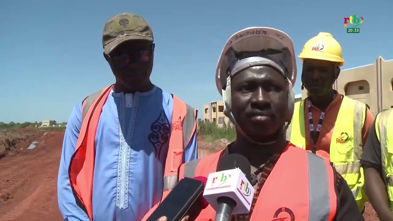 Faso Mêbo: constat des travaux de la voie d’accès au centre cancérologique de Tengandogo