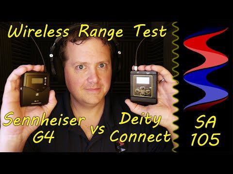 Sennheiser G4 vs Deity Connect Wireless Range Comparison - Sound Speeds