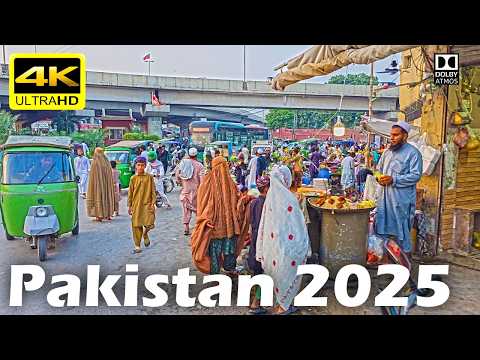 🇵🇰 4K Walk in Firdous Peshawar | OLDEST Pakistan City Life in 2025 | 4K HDR Walking Tour