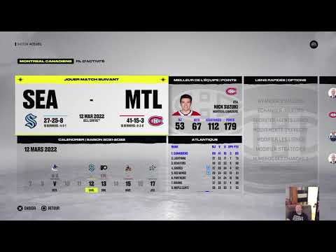 NHL Season - Montreal Canadiens - Match #59