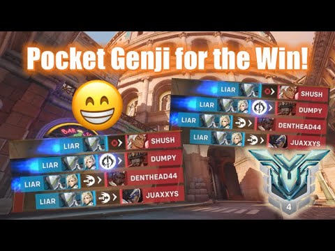 Pocket Genji for the Win! 😁 - Season 7 - Mercy Overwatch