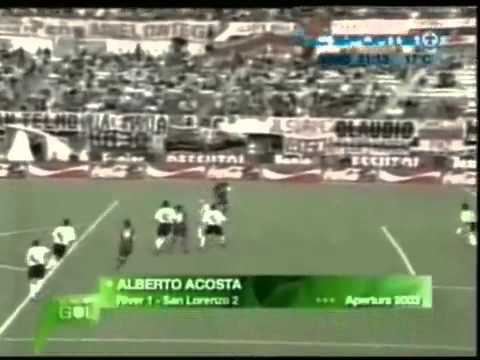 Golazo de Beto Acosta a River FUTBOL RETRO TV
