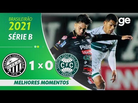 Gols e lances de Operário x Coritiba