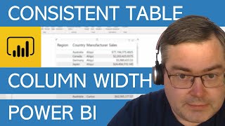 Consistent Table Column Width [Power BI Hack So Bad It Will Make Your Mother Blush]