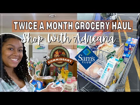 MASSIVE GROCERY HAUL | SAM'S CLUB SHOP WITH ME 2022 |...
