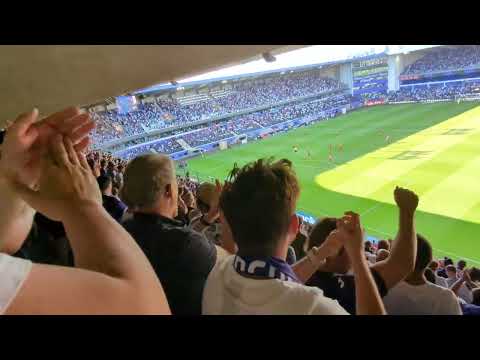 Anderlecht fans celebrating Francis Amuzu goal vs RFC Seraing - August 22