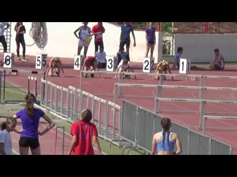 100m prepone [Ž], 2 skupine, Major - Ekipno prvenstvo Hrvatske za kadete i kadetkinje FINALE 2017