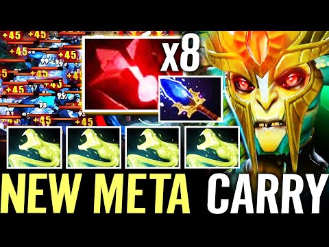 🔥 MEDUSA Bloodstone NEW META !!? 75% Spell Lifesteal + Aghanim 8x Bounce Mystic Carry Dota 2 Pro