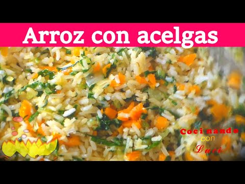 RECETA ARROZ CON ACELGAS @AlejandradeNava