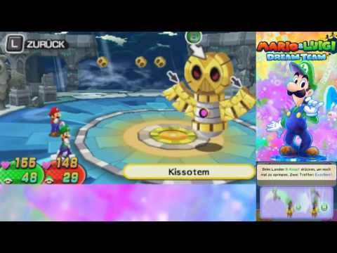 Let's Play Mario & Luigi: Dream Team Bros. - Part 90 - Schwebender Robo-Boss