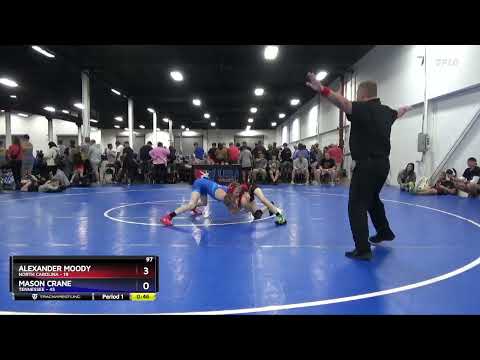 97 Lbs Round 1 (4 Team) - Alexander Moody, North Carolina Vs Mason Crane, Tennessee 880a