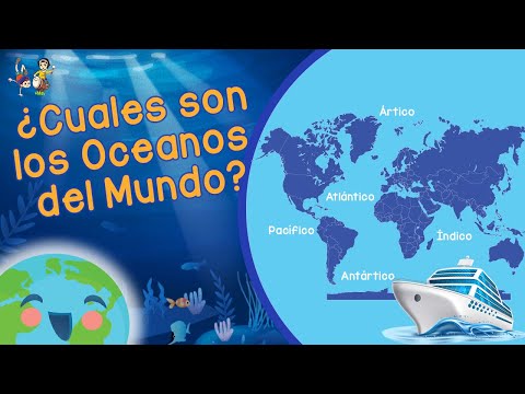 Océanos del Mundo (Videos Educativos para Niños)