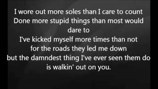 Eric Church - These Boots with Lyrics