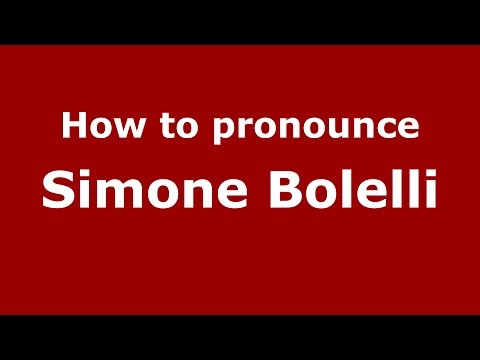 How to pronounce Simone Bolelli (Italian/Italy)  - PronounceNames.com