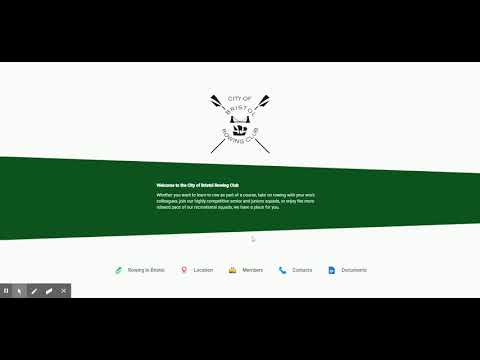 Bristol Rowing Website - Navigating Around