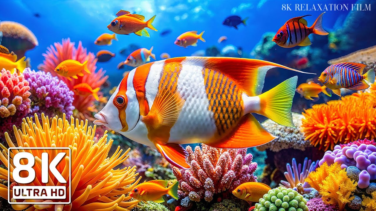 Amazing 8K Ocean Adventure 🐳 Dive Deep and Marvel at Sea Animal in The Best 8K ULTRA HD Aquarium #2