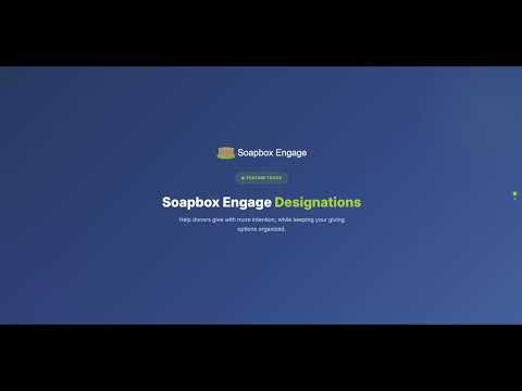 Soapbox Engage Feature Focus: Designations video thumbnail