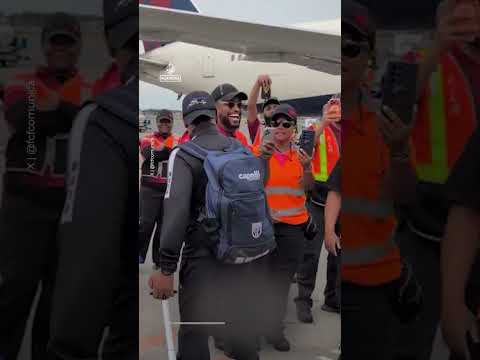 Cape Verde football team arrives in the US for the World Cup