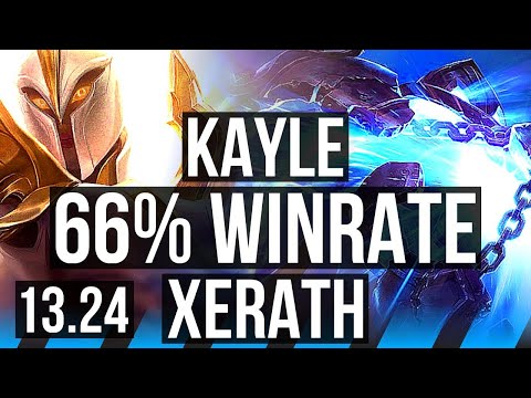 KAYLE vs XERATH (MID) | 66% winrate, 5/2/6 | BR Master | 13.24