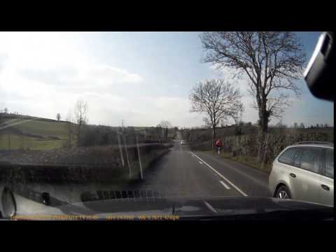 Bad Driving - Cyclist Overtake 19032016