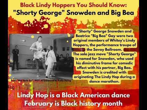 Black Lindy Hoppers You Should Know: Shorty George and Big Bea