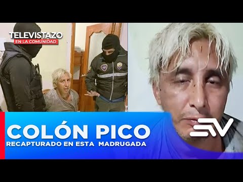 Colón Pico fue recapturado en la madrugada en Puerto Quito   | Televistazo en la Comunidad