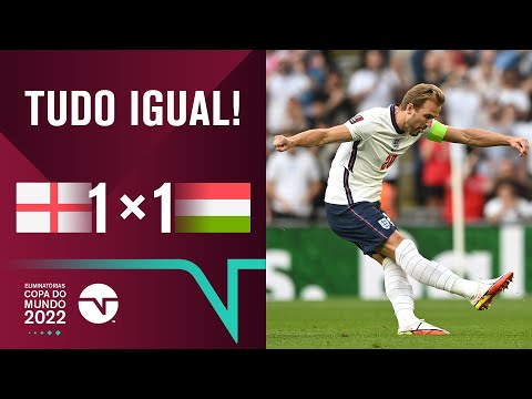 Gols e lances de Inglaterra x Hungria