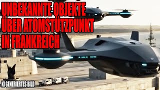 Unbekannte Objekte über Atomstützpunkt in Frankreich