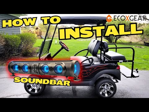 How To: Install ECOXGEAR Sound Extreme Bluetooth Speaker on Club Car Golf Cart